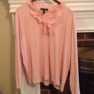 Ralph Lauren pink long sleeve tshirt