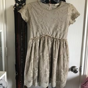 Zara Tulle/ Embroidered Dress