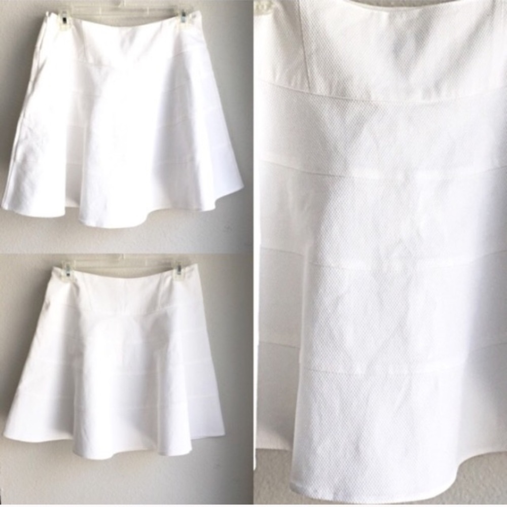 🎉500k SALE🎉NWT Joie Sherre White Flared Skirt - Picture 4 of 5
