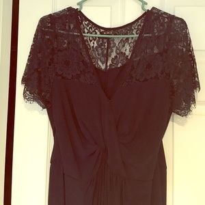 IGIGI navy blue ball gown