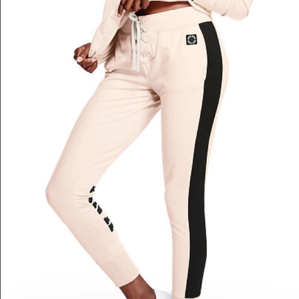 VS PINK Skinny Lace Up Pant XS