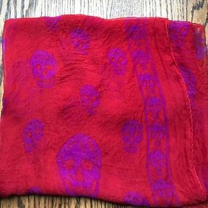 authentic Mcqueen scarf