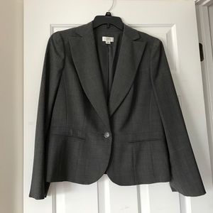 Ann Taylor loft grey jacket size 14