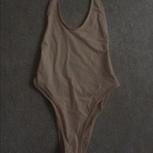 Tan/Nude one piece