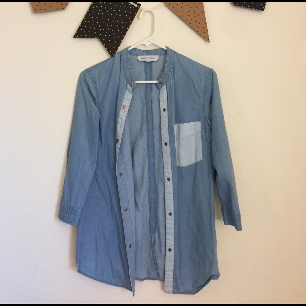 Finders keepers denim chambray