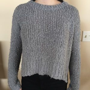 Urban Outfitters Cropped Grey Sweater 💞