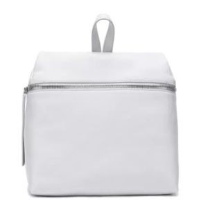 Kara White Pebble Backpack
