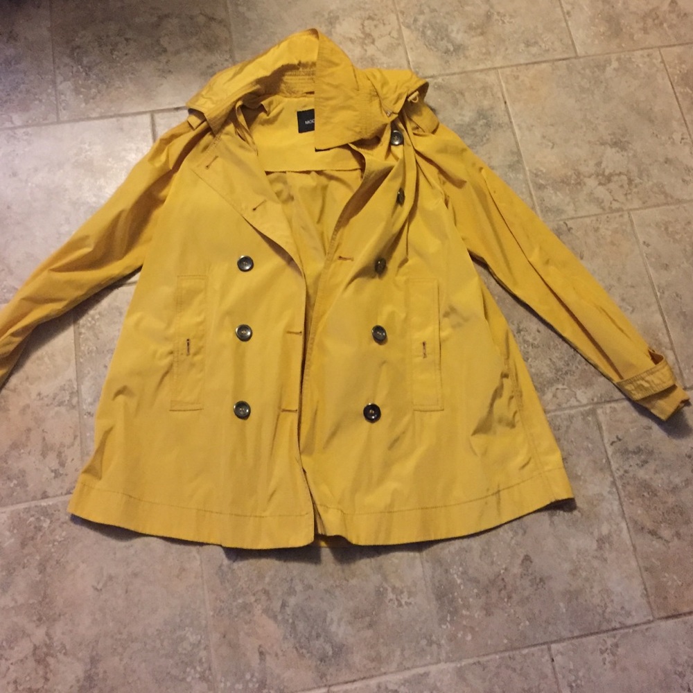 Yellow Victoria secret rain jacket