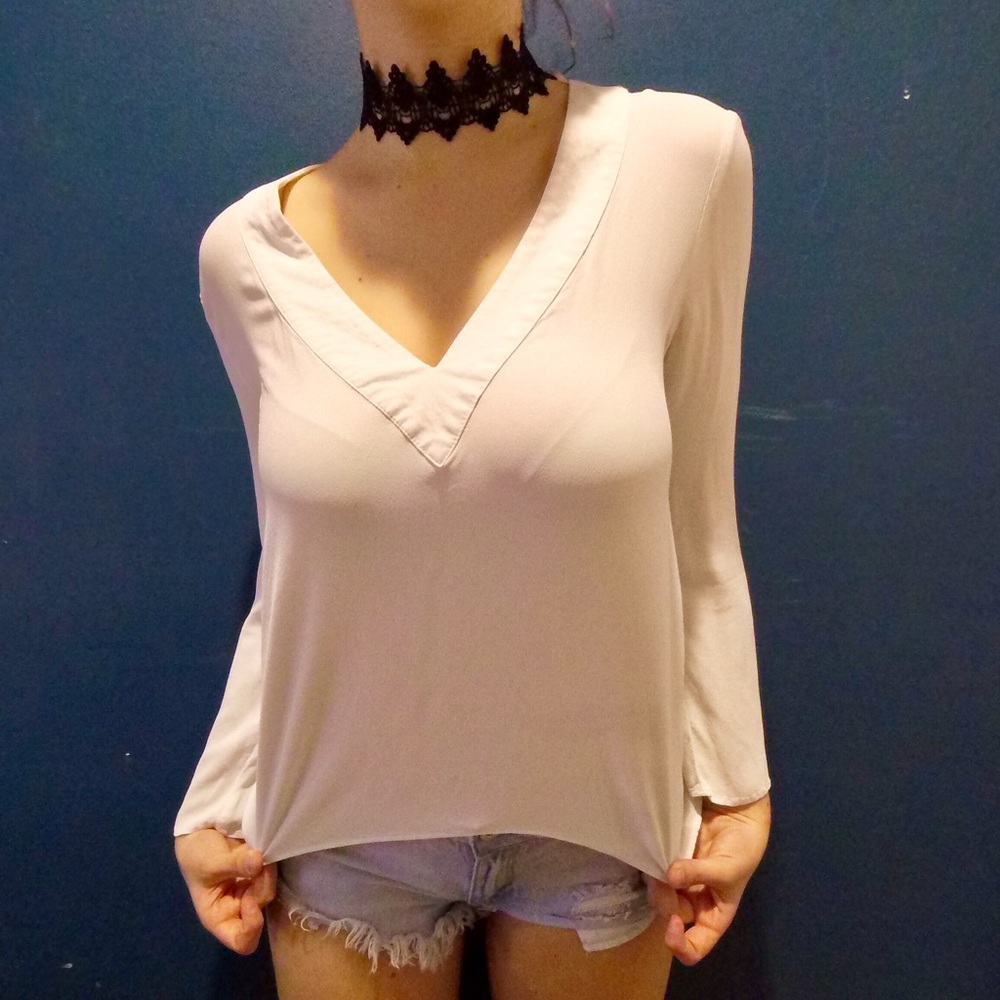 Zara Size S White Blouse