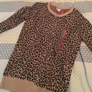 Merona Leopard Cardigan
