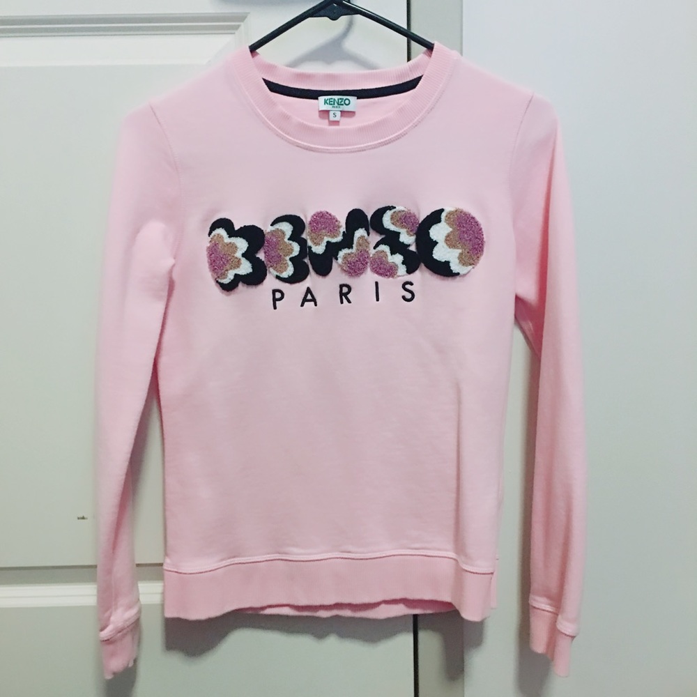 kenzo pink sweater