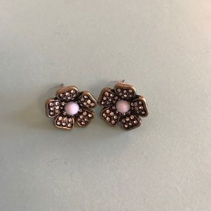 J. Crew Flower Earrings