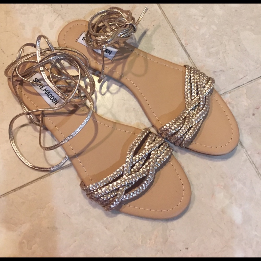 Lace up sandal