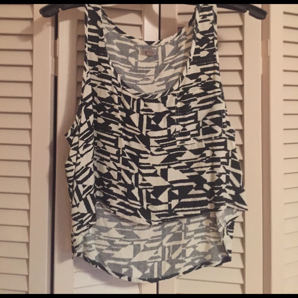 Urban outfitters Aztec crop top