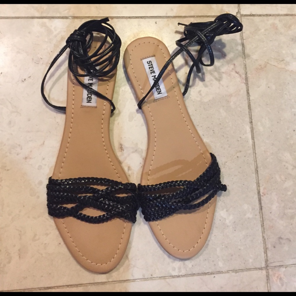 Lace up sandal