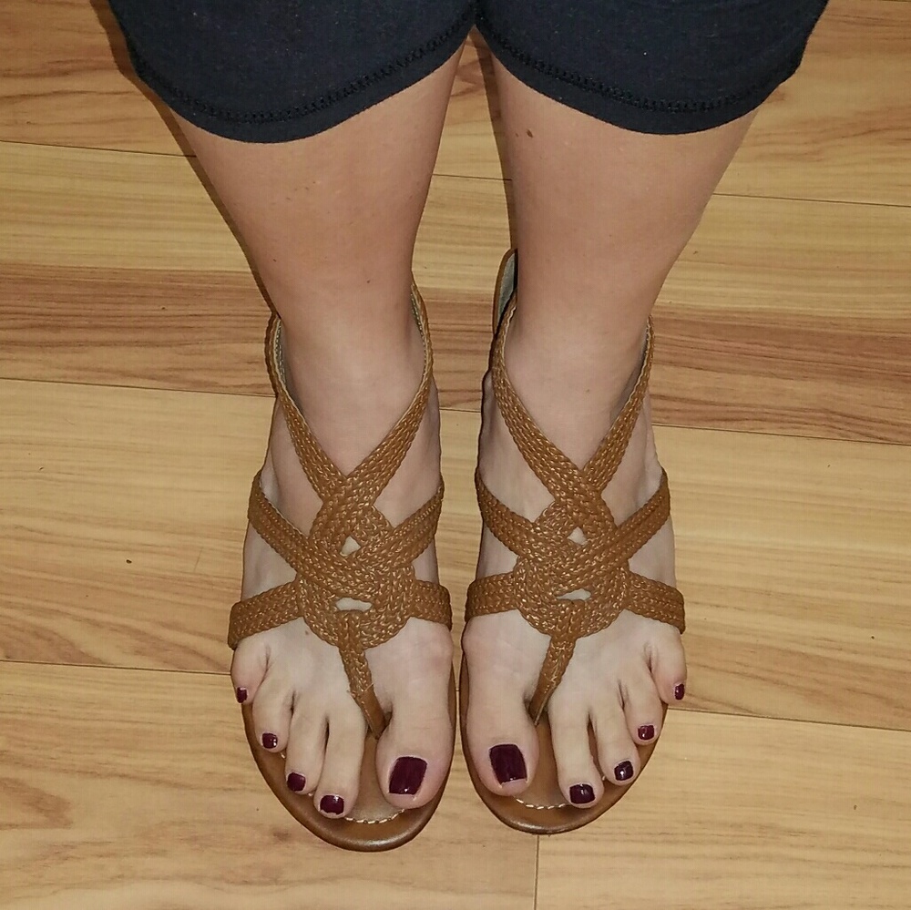 Woven sandals