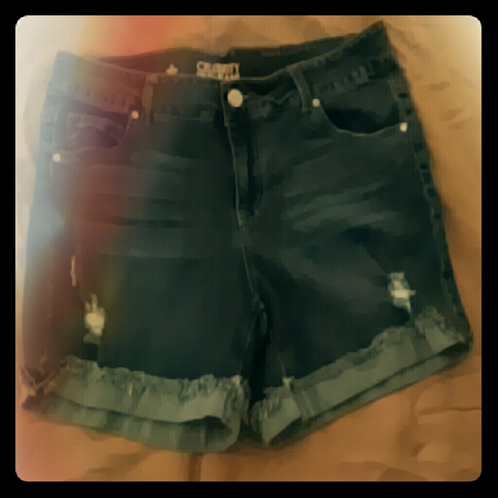 Woman's Blue Jean Short's