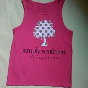 Simply southern tank top
