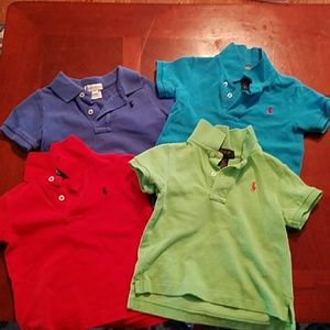 12m kids polos and one 18 m