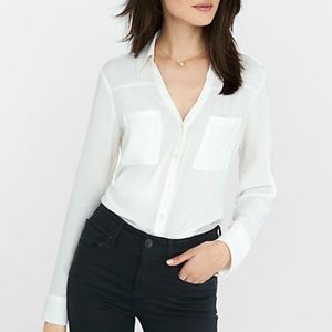 White Portofino Blouse