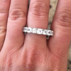 CZ eternity ring
