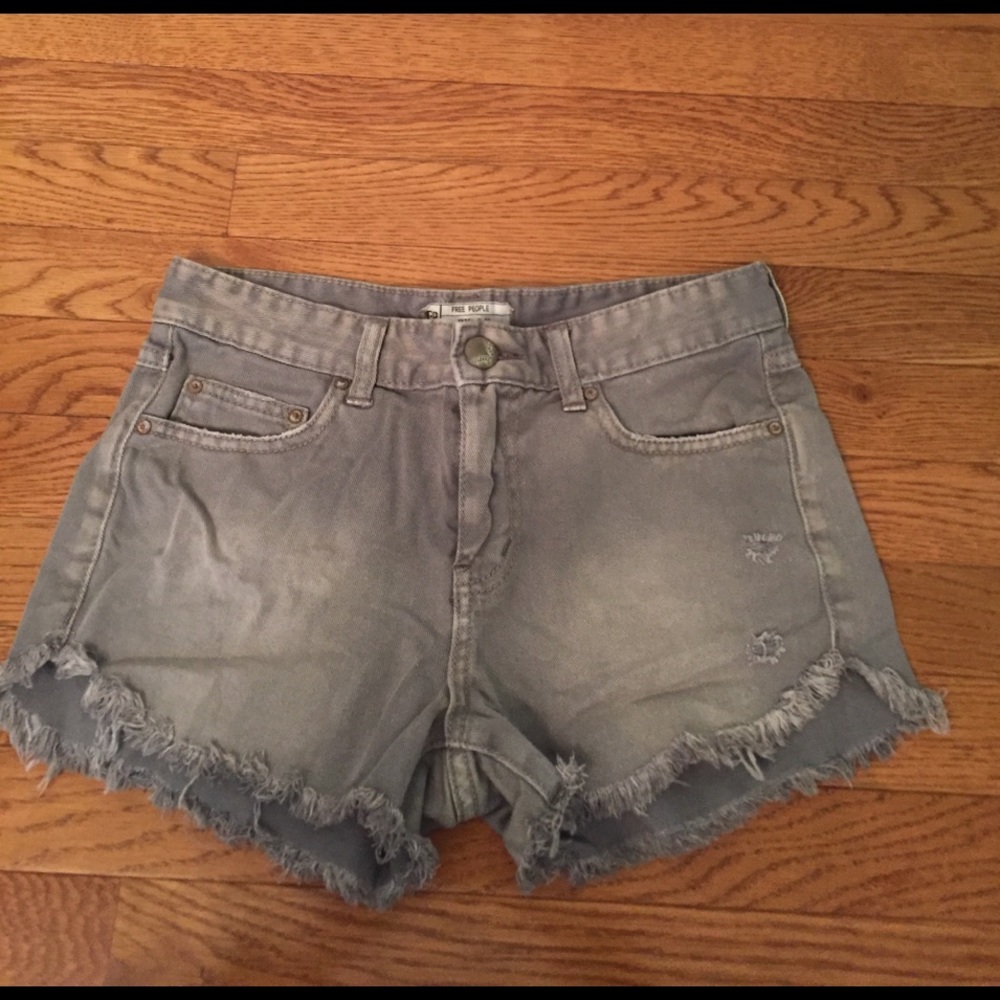 Free People Grey Shorts