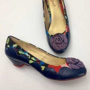 Women's POETIC LICENSE Floral Pumps sz 39.5 NEW!