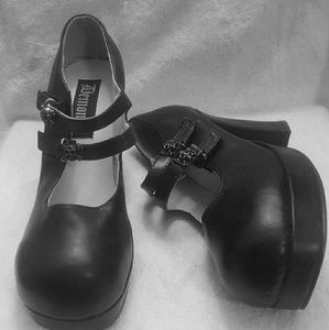 Demonia Womens Gothika Mary Jane Shoes