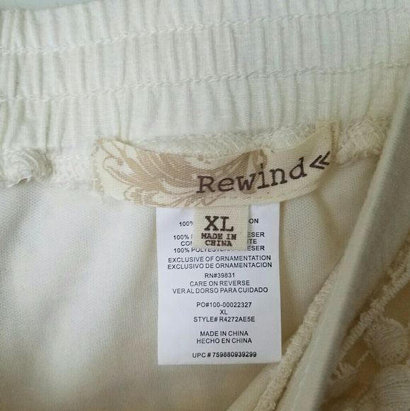 White Lace shorts - Picture 2 of 2