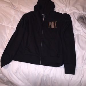pink victoria secret sweatshirt great condition!!