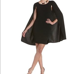 Black body con cape dress