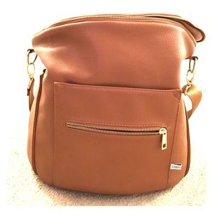 Brown fawn design diaper bag