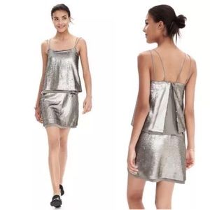 BANANA REPUBLIC Strappy Sequin Dress