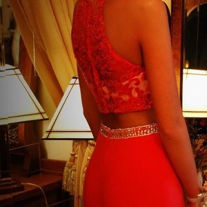 Two piece Prom Dress