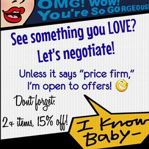 LET'S NEGOTIATE! :)