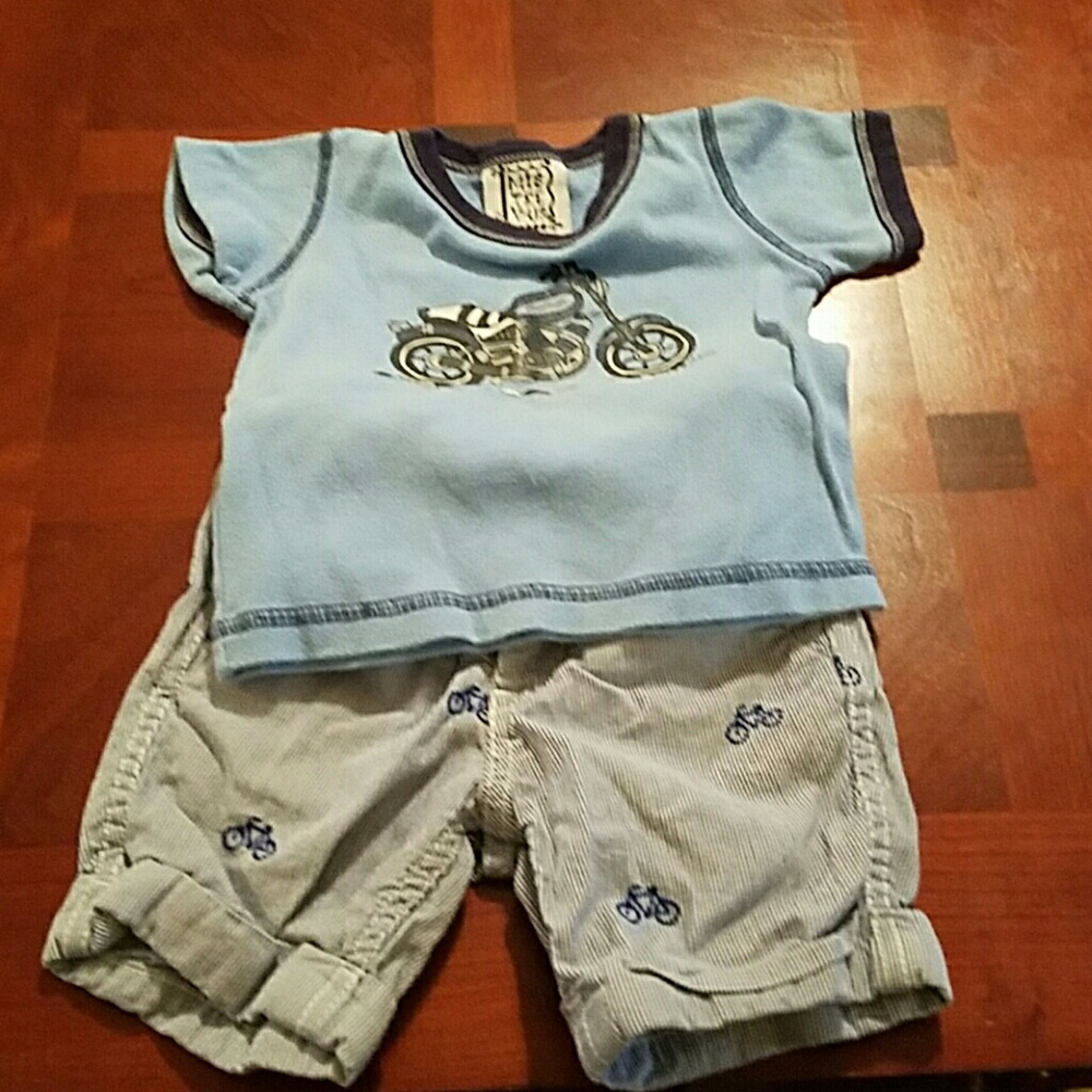 Shorts and the shirt