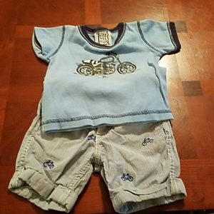 Shorts and the shirt