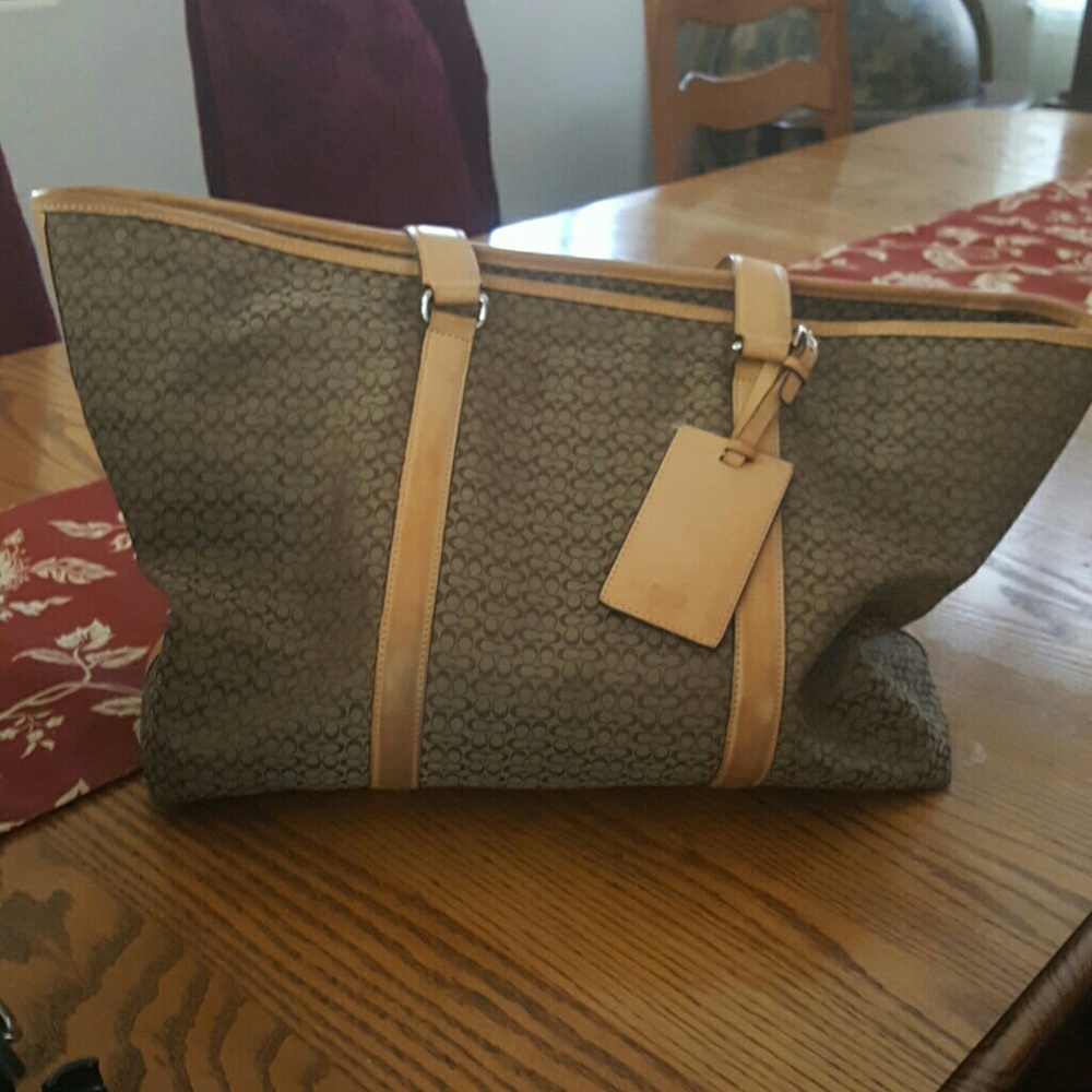 Coach baby bag