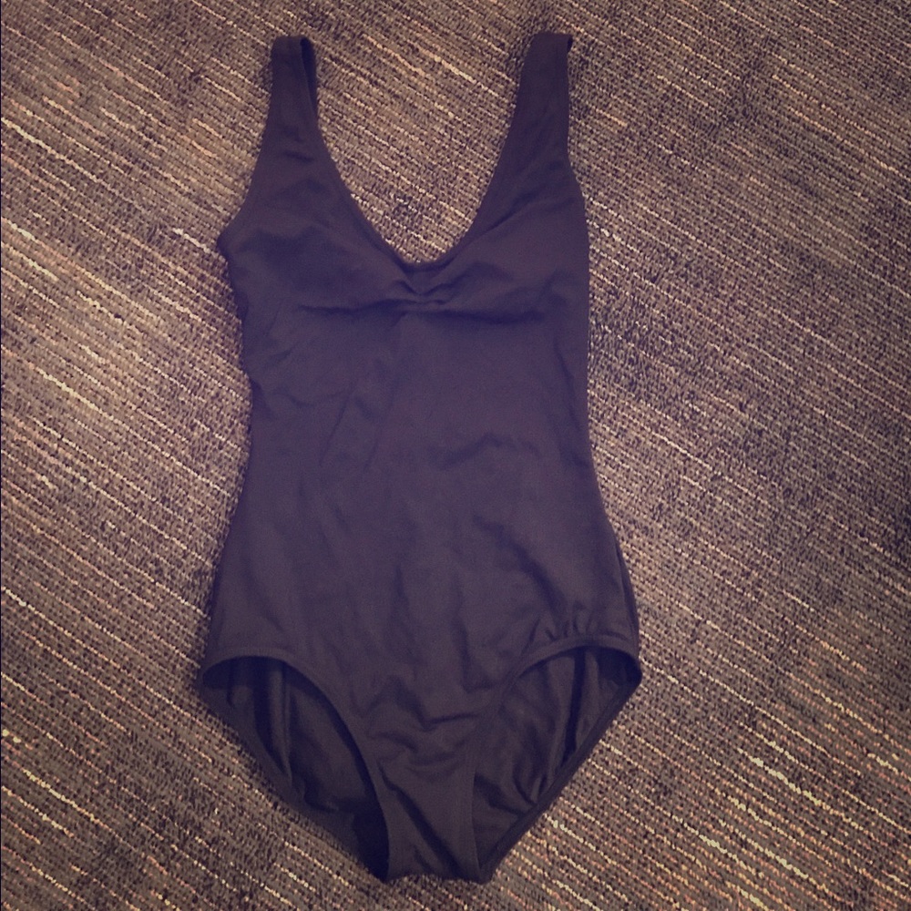 Black Capezio Ballet Leotard with Pinch.
