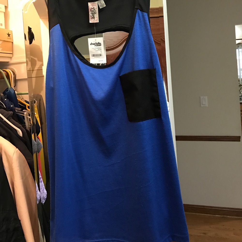 Blue tank
