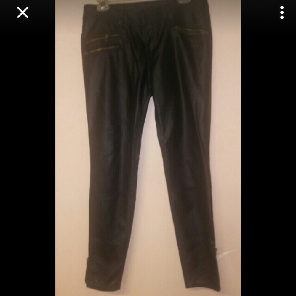 Free people faux leather pants