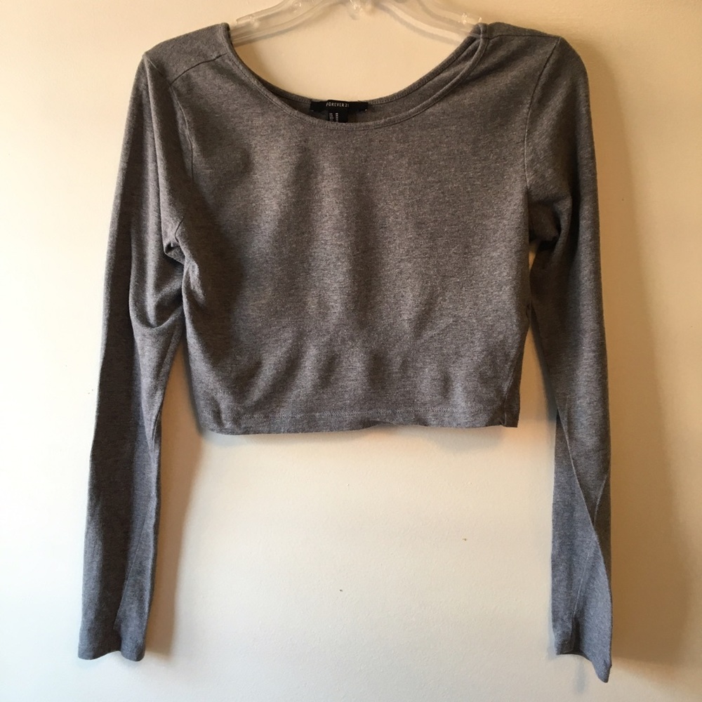 Long Sleeve Crop Top