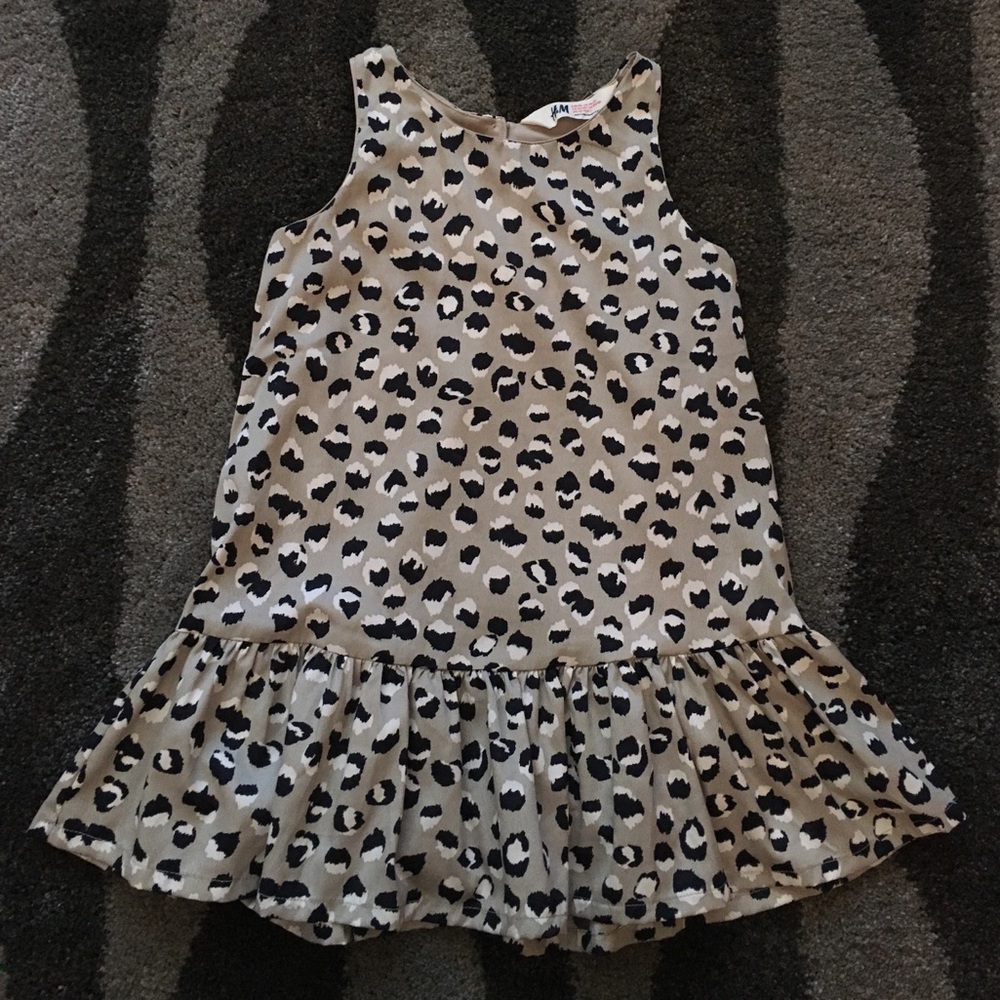 H&M Girls Animal Print Tank Dress