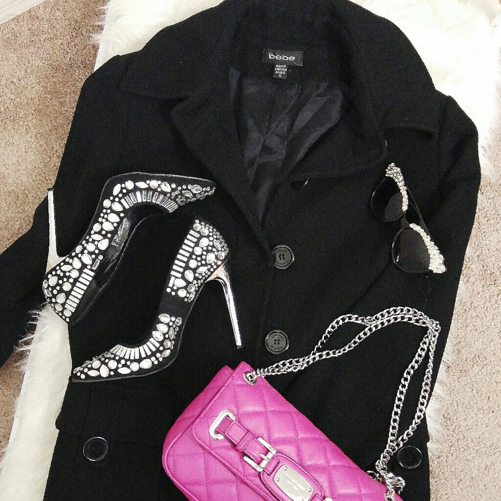 Bebe Trench Coat Jacket