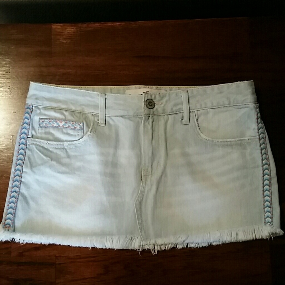 Hollister denim mini