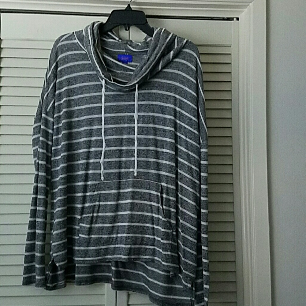 Striped pullover sweater