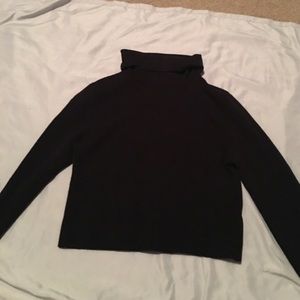 Cropped turtle neck