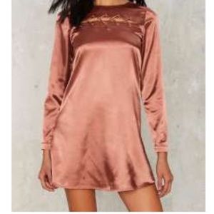 NASTY GAL satin dress