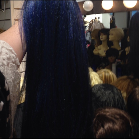 #Milwaukee #1 #Wig enter my closet Navy Blue Wig main image 5