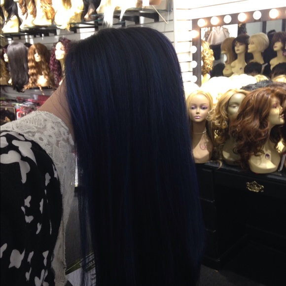 #Milwaukee #1 #Wig enter my closet Navy Blue Wig main image 4